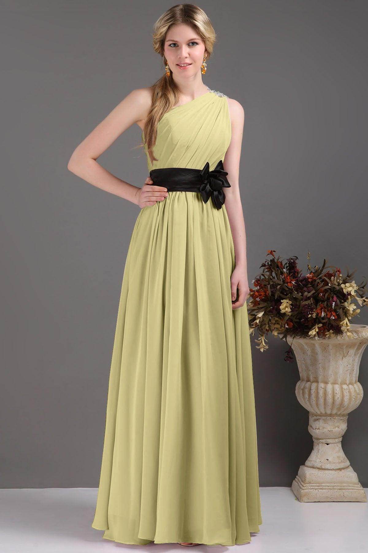 Sheath-Column Floor Length Bridesmaids Dress COSF14001 - COCOMELODY